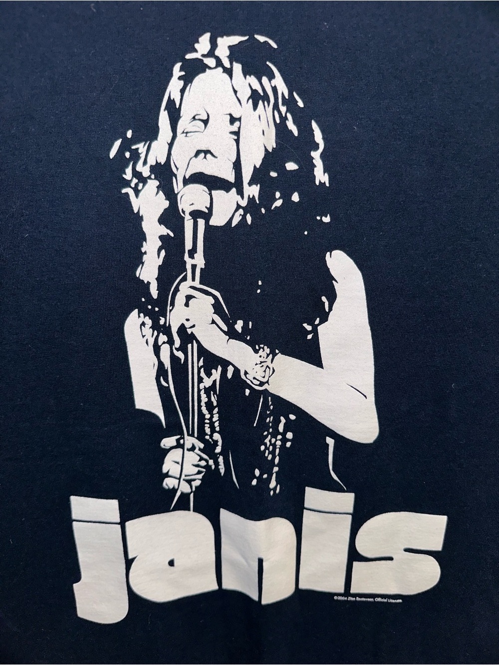 Vtg 2004 Janis Joplin Cotton Tshirt - Picture 2 of 7
